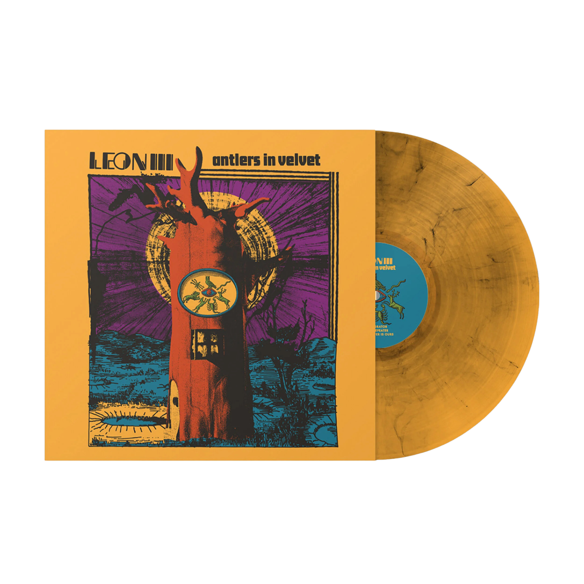 Antlers in Velvet LP - Orange Haze